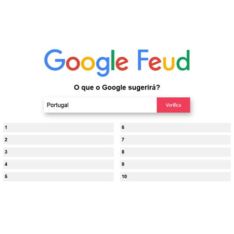 google feud portugal|GOOGLE FEUD .